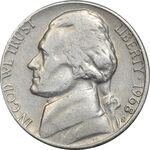 سکه 5 سنت 1968S جفرسون - VF35 - آمریکا