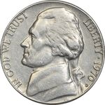 سکه 5 سنت 1970D جفرسون - EF40 - آمریکا