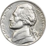 سکه 5 سنت 1970S جفرسون - AU50 - آمریکا
