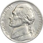 سکه 5 سنت 1985P جفرسون - EF45 - آمریکا