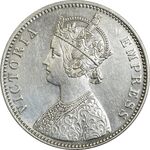 سکه 1 روپیه 1878 ویکتوریا - AU58 - هند