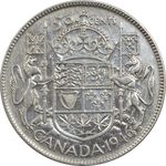 سکه 50 سنت 1946 جرج ششم - EF40 - کانادا