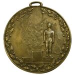 مدال آویز ورزشی برنز قهرمانی کشتی کشور (متفاوت) - EF - محمد رضا شاه