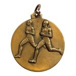 مدال آویز ورزشی دو میدانی (مدارس) برنز - AU - محمد رضا شاه