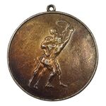 مدال نقره مسابقات کشتی (افتخار 4 آبان) 1338 - EF - محمد رضا شاه