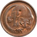 سکه 1 سنت 1980 الیزابت دوم - MS61 - استرالیا