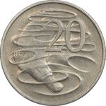 سکه 20 سنت 1969 الیزابت دوم - EF45 - استرالیا