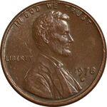 سکه 1 سنت 1978D لینکلن - AU58 - آمریکا