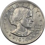 سکه یک دلار 1979D سوزان آنتونی - MS61 - آمریکا