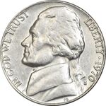 سکه 5 سنت 1970S جفرسون - AU58 - آمریکا