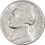 سکه 5 سنت 1977D جفرسون - EF45 - آمریکا