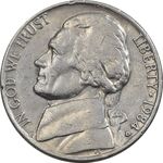 سکه 5 سنت 1984D جفرسون - EF45 - آمریکا
