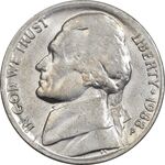 سکه 5 سنت 1988P جفرسون - AU58 - آمریکا