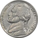 سکه 5 سنت 1985D جفرسون - AU58 - آمریکا
