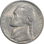 سکه 5 سنت 1994P جفرسون - EF45 - آمریکا
