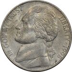 سکه 5 سنت 1998P جفرسون - VF35 - آمریکا