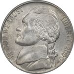 سکه 5 سنت 2000P جفرسون - AU58 - آمریکا