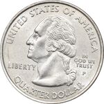 سکه کوارتر دلار 2000P ایالتی (نیوهمشایر) - MS61 - آمریکا