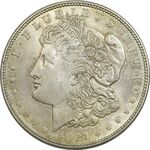 سکه یک دلار 1921 مورگان - MS62 - آمریکا