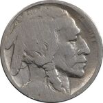سکه 5 سنت بوفالو (تاریخ نامشخص) - VF30 - آمریکا