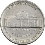 سکه 5 سنت 1977 جفرسون - AU50 - آمریکا