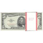 بسته اسکناس 5 دلار 1963 - UNC62 - آمریکا