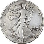 سکه نیم دلار 1942 نماد آزادی - EF40 - آمریکا