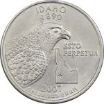 سکه کوارتر دلار 2007P ایالتی (آیداهو) - AU - آمریکا