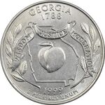 سکه کوارتر دلار 1999D ایالتی (جورجیا) - MS61 - آمریکا
