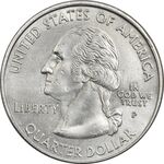 سکه کوارتر دلار 2000P ایالتی (ماساچوست) - AU - آمریکا