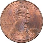 سکه 1 سنت 2005D لینکلن - MS61 - آمریکا