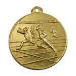 مدال آویز ورزشی دومیدانی - طلایی - UNC - جمهوری اسلامی