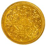 سکه 1/4 اشرفی میر محبوب علی خان دوم