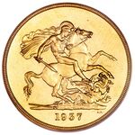 سکه 5 پوند جرج ششم