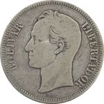 سکه 5 بولیوار 1903 - VF25 - ونزوئلا