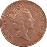 سکه 2 پنس 1996 الیزابت دوم - EF45 - انگلستان