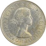 سکه 6 پنس 1966 الیزابت دوم - AU55 - انگلستان