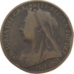 سکه 1 پنی 1901 ویکتوریا - VG - انگلستان