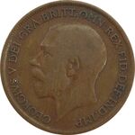 سکه 1 پنی 1920 جرج پنجم - VF20 - انگلستان