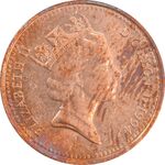 سکه 1 پنی 1994 الیزابت دوم - AU58 - انگلستان