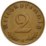 سکه 2 رایش فینیگ رایش سوم
