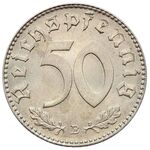 سکه 50 رایش فینیگ رایش سوم