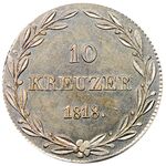 سکه 10 کروزر ویلهلم یکم از ورتمبرگ