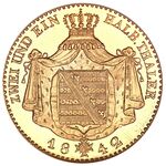 سکه 1/2-2 تالر طلا فردریش آگوست دوم از زاکسن