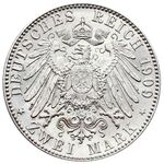 سکه 2 مارک فردریش آگوست سوم از زاکسن