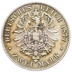سکه 2 مارک هاینریش بیست و دوم از روس-اُبرگریز