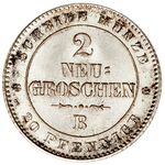 سکه 2 نوی گروشن یوهان از زاکسن