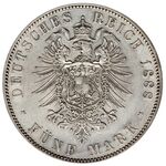 سکه 5 مارک فردریش سوم از پروس