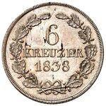سکه 6 کروزر ارنست آنتون از ساکس-کوبورگ-گوتا