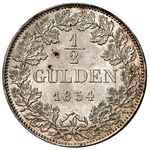 سکه 1/2 گلدن برنهارد دوم از ساکس-ماینینگن